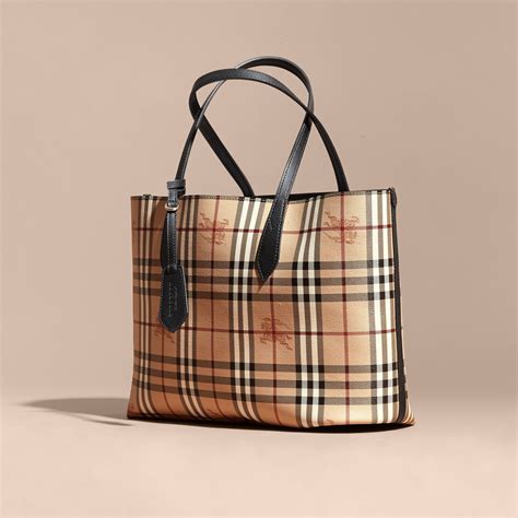 burberry reversible tote small|burberry haymarket tote price.